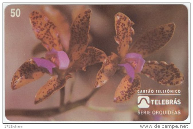 BRASIL D-008 Magnetic Telebras - Plant, Flower - Used - Brésil