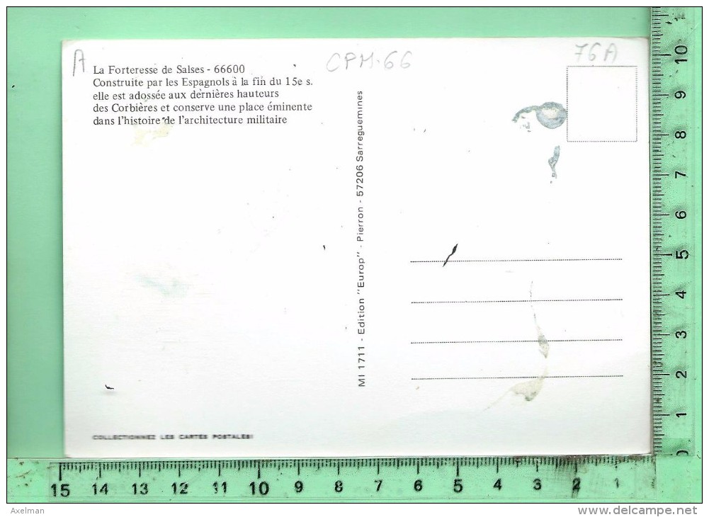 CPM, SALSES: La Forteresse - Salses