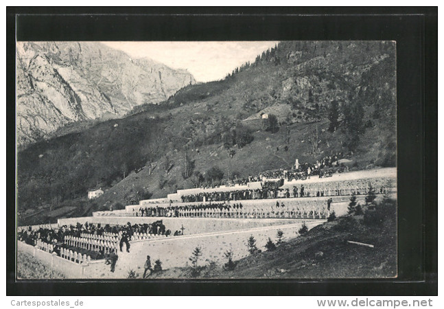 Cartolina Timau, Cimitero Militare Italiano "Eroi Del Pal Piccolo" - Altri & Non Classificati