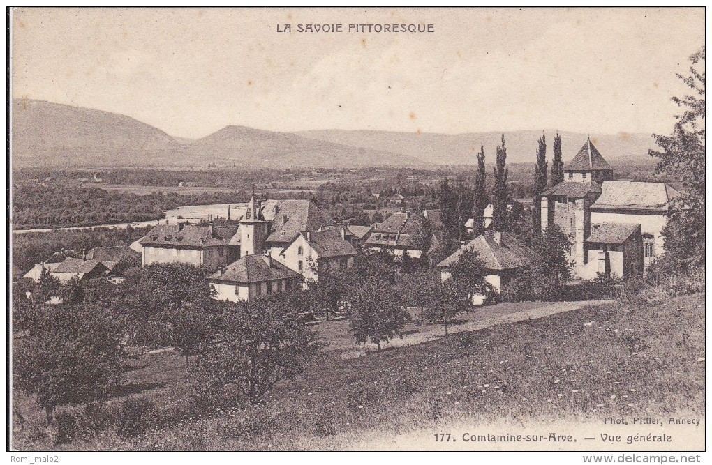 CARTE POSTALE     CONTAMINE SUR ARVE 74   Vue Générale - Contamine-sur-Arve