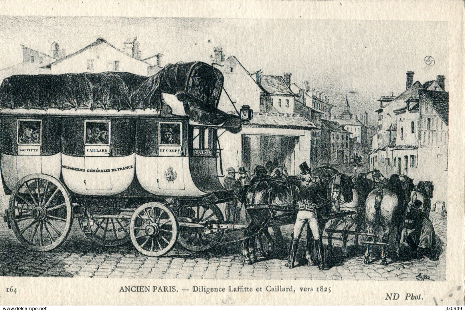 Paris - Ancien Paris - Diligence Laffitte Et Caillard Vers 1825 - Autres & Non Classés