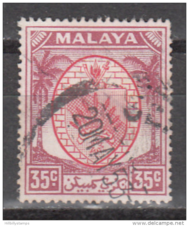 MALAYA - NEGRA SEMBILAN    SCOTT NO.  53    USED     YEAR   1949 - Negri Sembilan