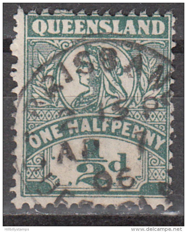 QUEENSLAND     SCOTT NO. 124    USED    YEAR   1899 - Oblitérés