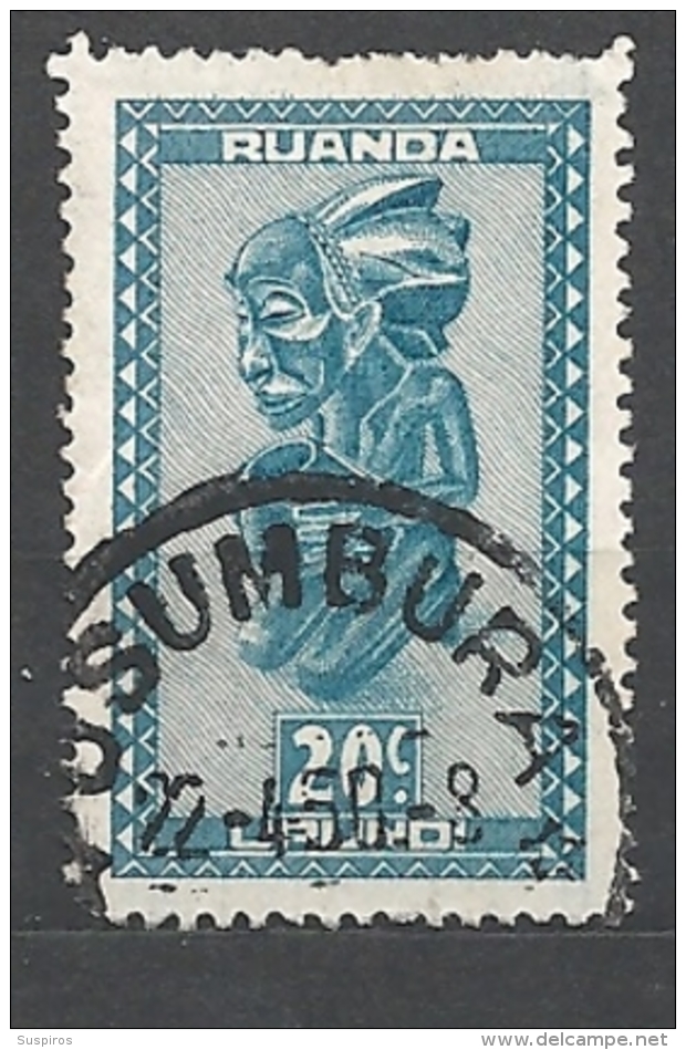 RUANDA URUNDI   1948 Indigenous Art      O USED - Sonstige & Ohne Zuordnung