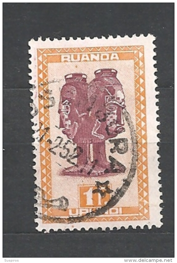 RUANDA URUNDI   1948 Indigenous Art      O USED - Oblitérés