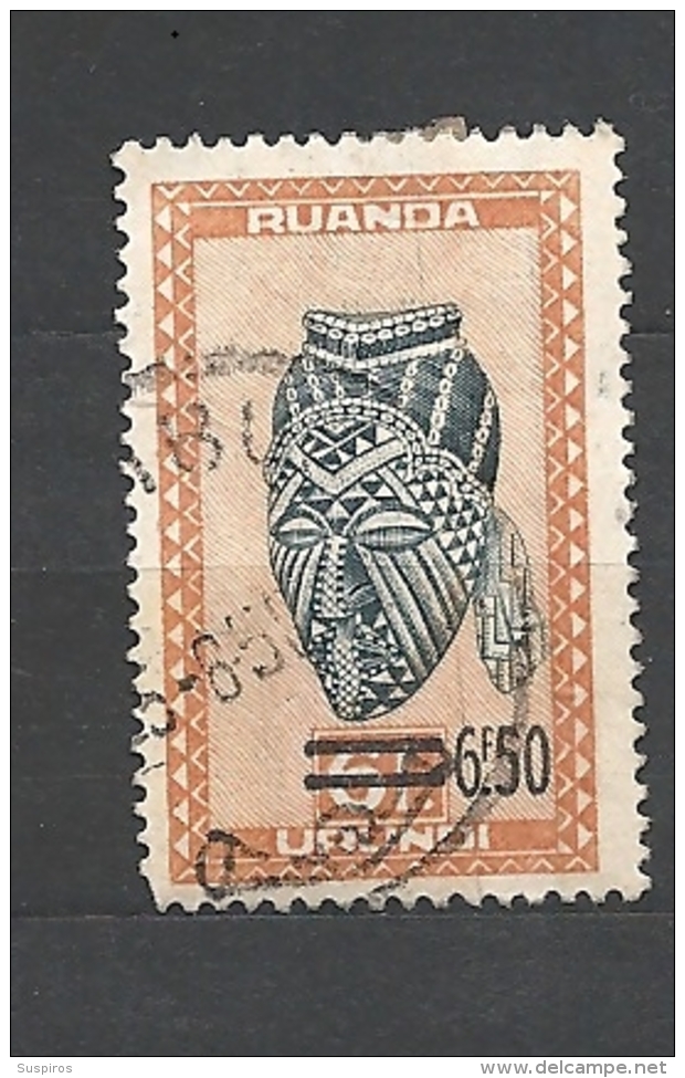 RUANDA URUNDI   1949 Issues Of 1948 Surcharged     O USED 126 - Usados