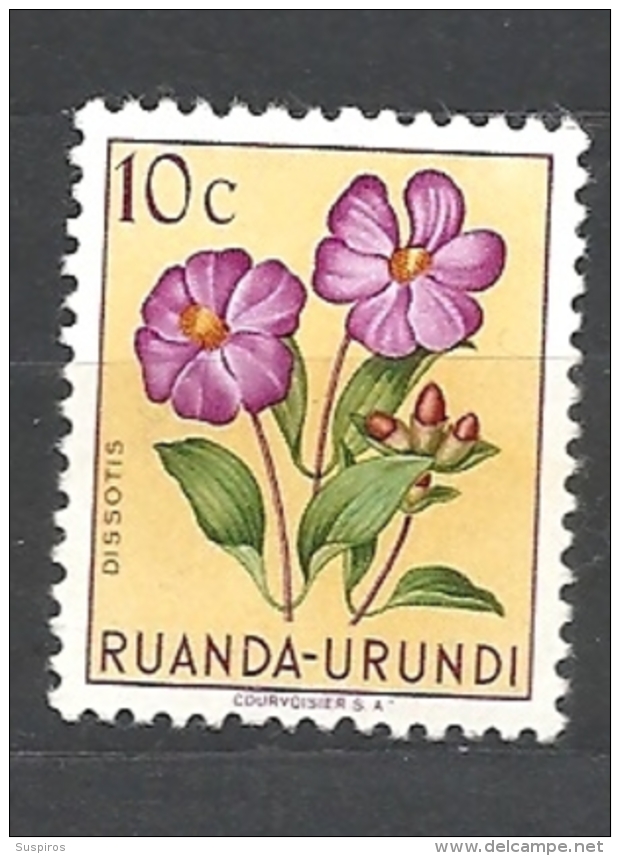 RUANDA URUNDI   1953 Indigenous Flora MNH** - Usados