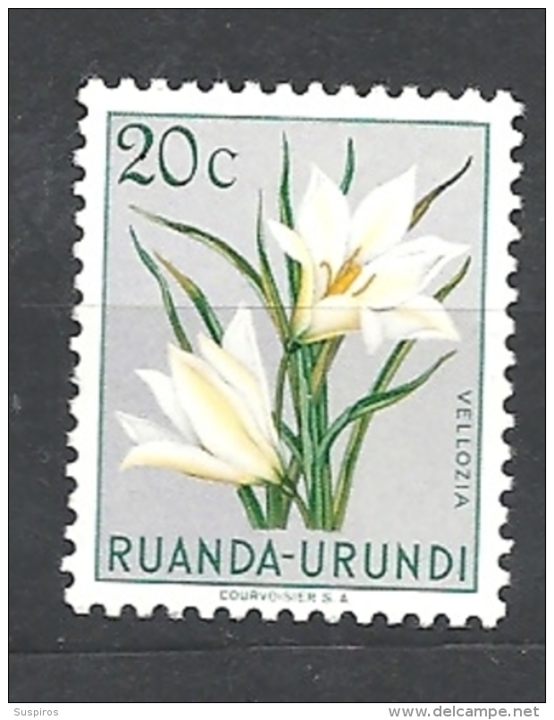 RUANDA URUNDI   1953 Indigenous Flora  ** - Usados