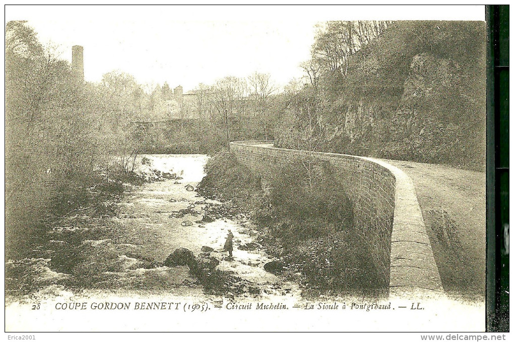 Clermont Ferrand. La Coupe Automobole Gordon Bennett Au Circuit Michelin D´Auvergne, La Sioule à Pontgibaud.. - Clermont Ferrand