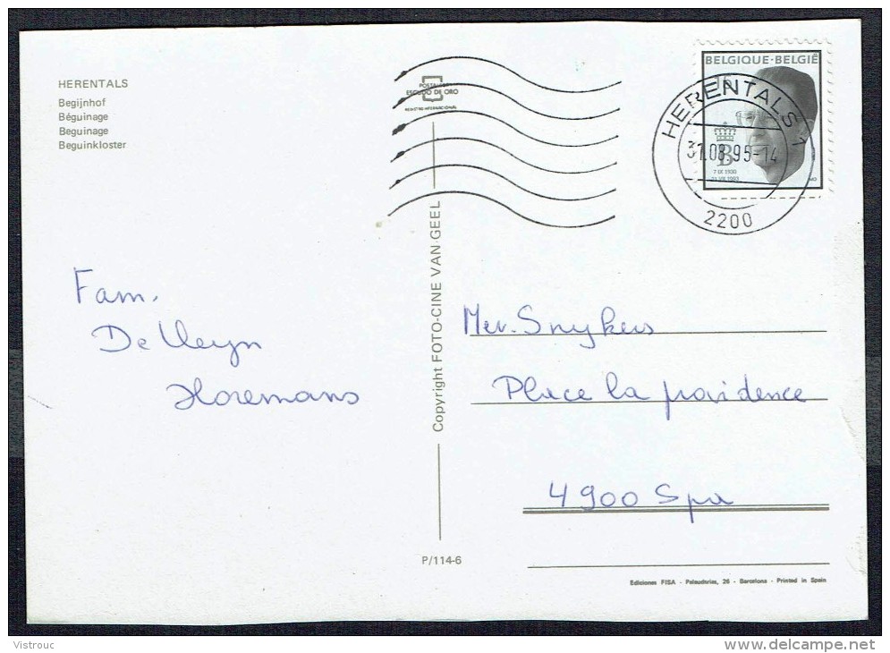 HERENTALS - Begijnhof - Béguinage - Circulé - Circulated - Gelaufen - 1995. - Herentals