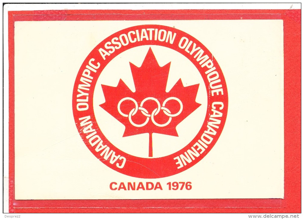 JEUX OLYMPIQUES Cpm Canada 1976 - Olympic Games