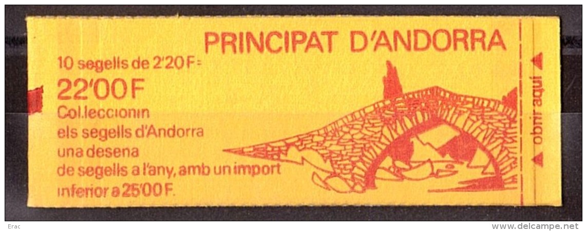 Andorre - 1988 - Carnet N° C366 - Fermé - Neuf ** - Blason - Carnets