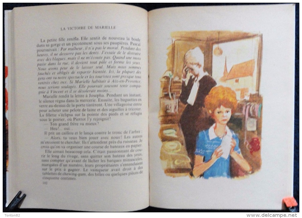 Ève Dessarre - La Victoire De Marielle - Bibliothèque Rouge Et Or  Souveraine 2.788- ( 1975 ) . - Bibliotheque Rouge Et Or