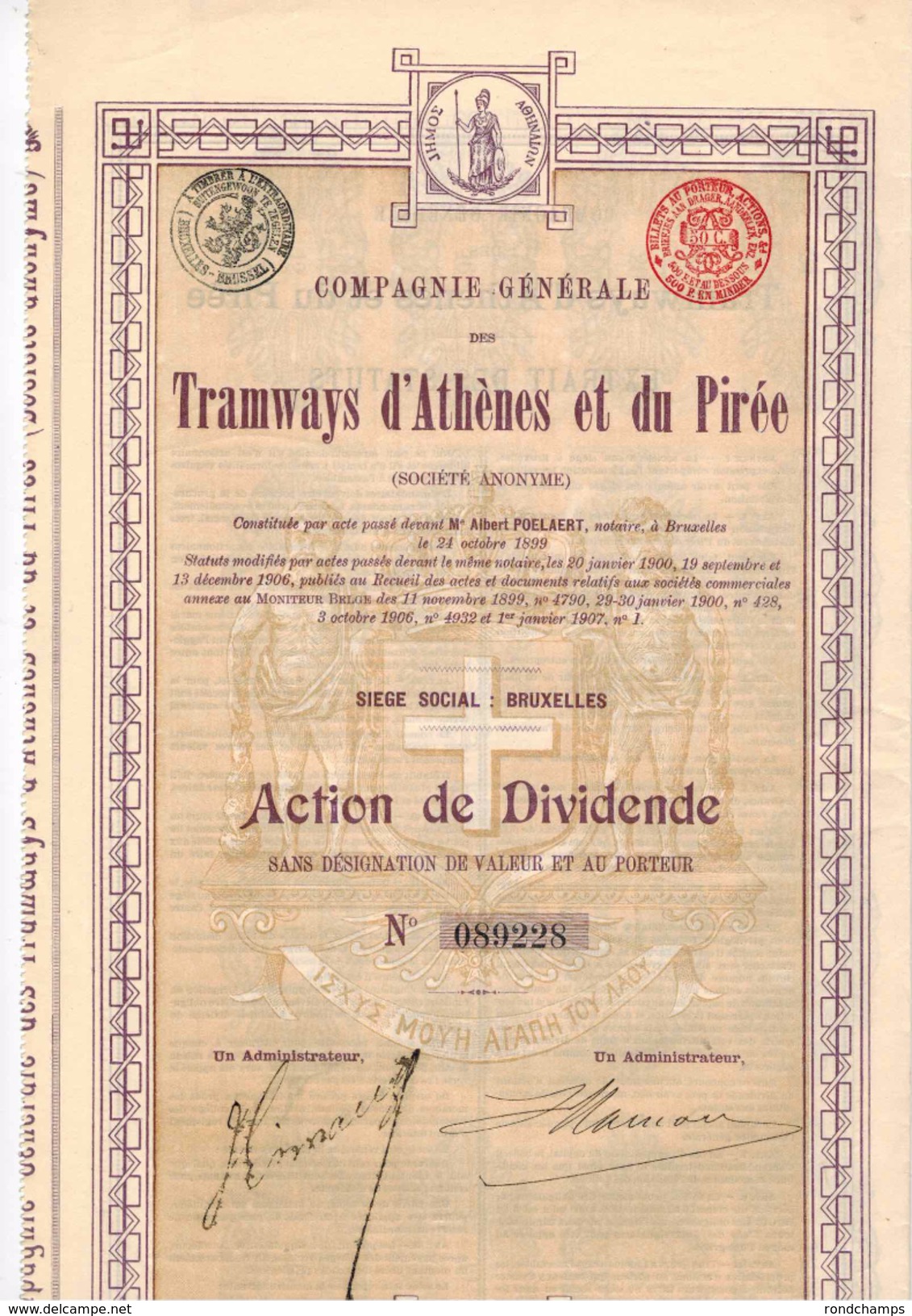 Tramways D'Athene Et Du Piré - Trasporti