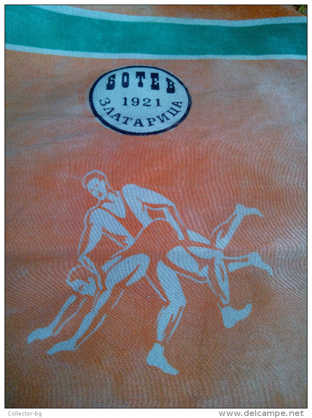 ULTRA RARE FLAG WRESTING CLUB BOTEV ZLATARICA 1921 BULGARIA  USED - Abbigliamento, Souvenirs & Varie