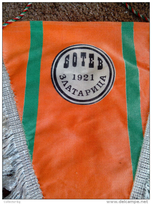 ULTRA RARE FLAG FOOTBALL CLUB BOTEV ZLATARICA 1921 BULGARIA  USED - Habillement, Souvenirs & Autres