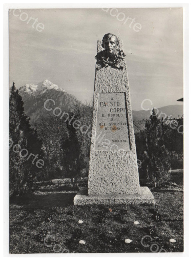 IL MONUMENTO A FAUSTO COPPI - SANTUARIO MADONNA DEL GHISALLO PROTETTRICE DEI CICLISTI - TASSATA CON SEGNATASSE - 1964 - Como