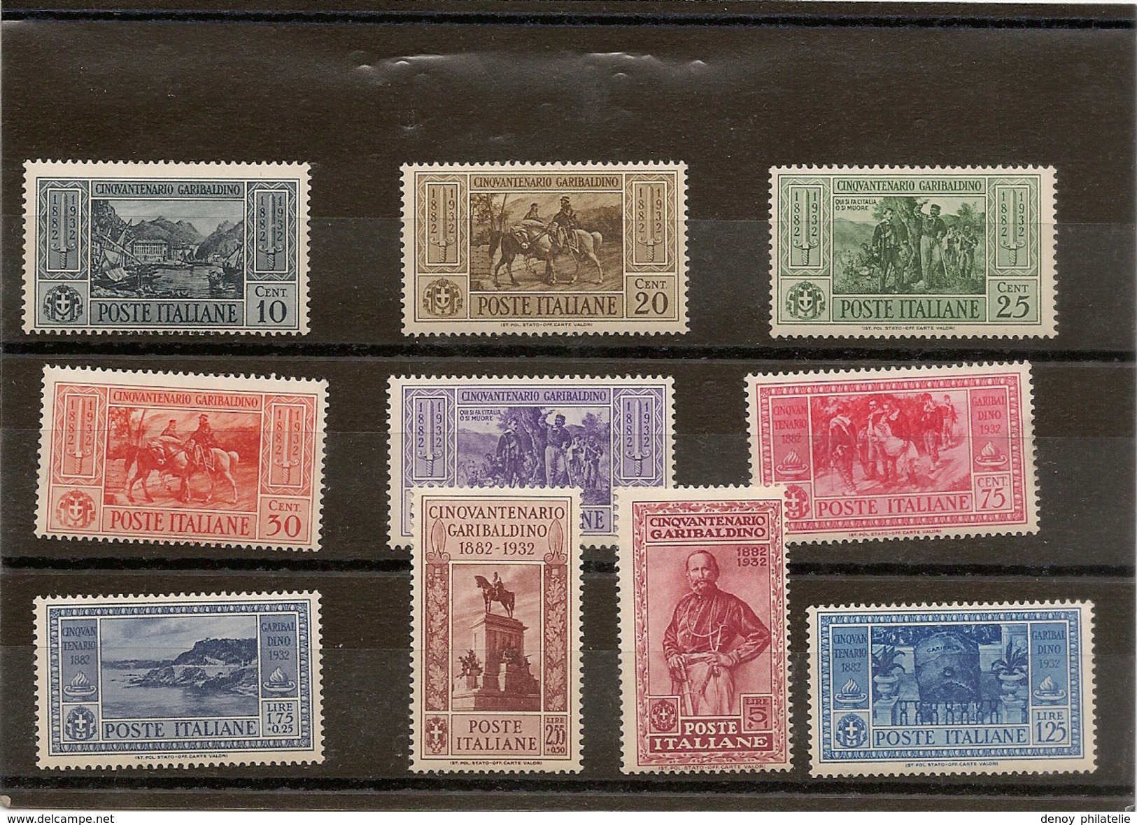 Italie - Serie Garibaldi N° 295 A 304 Sans Charniére **  Mais Gomme Un Peu Brune Parfois , A Voir - Nuovi