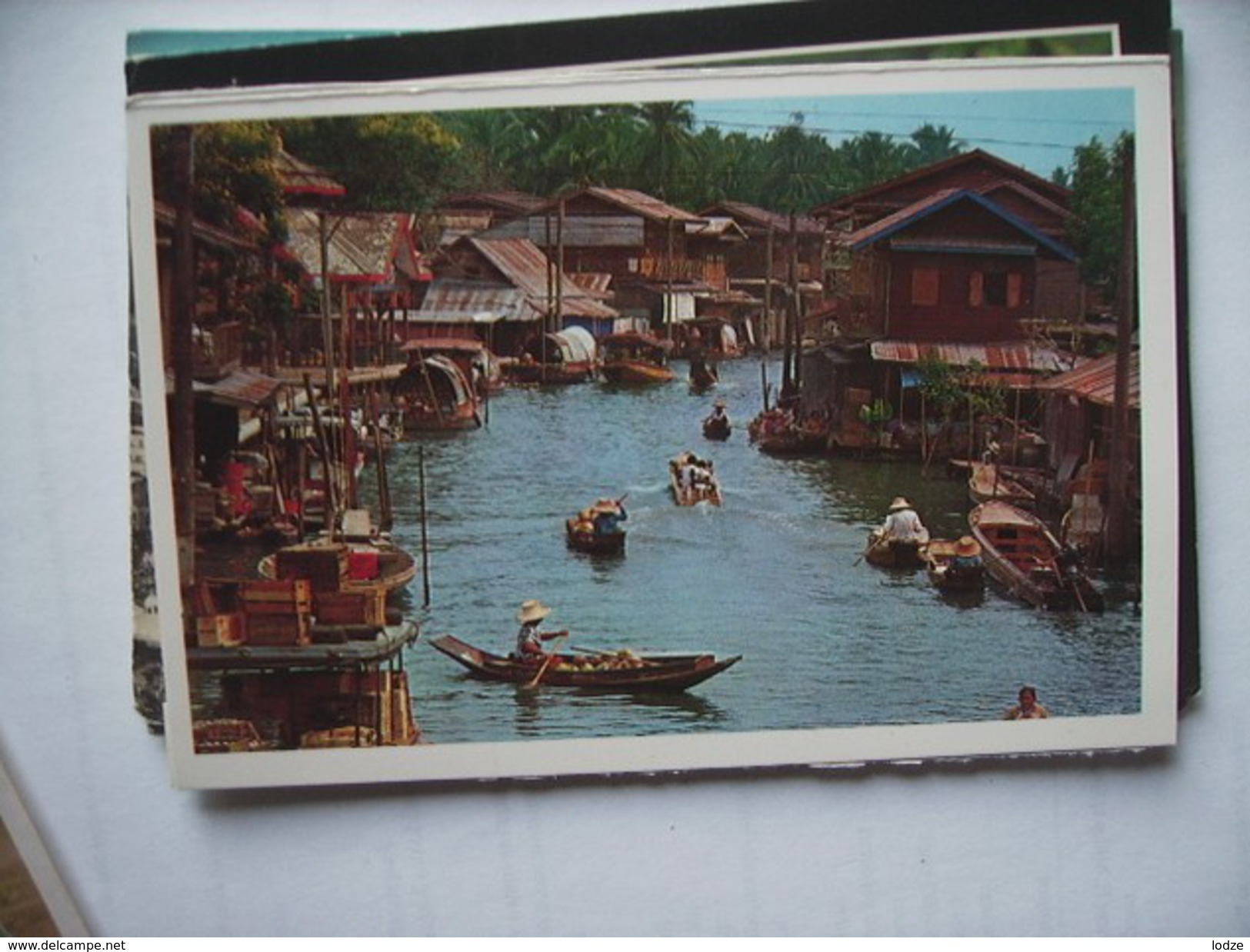 Asia Thailand View Of The Khlong Or Canal Dwellers - Thaïland