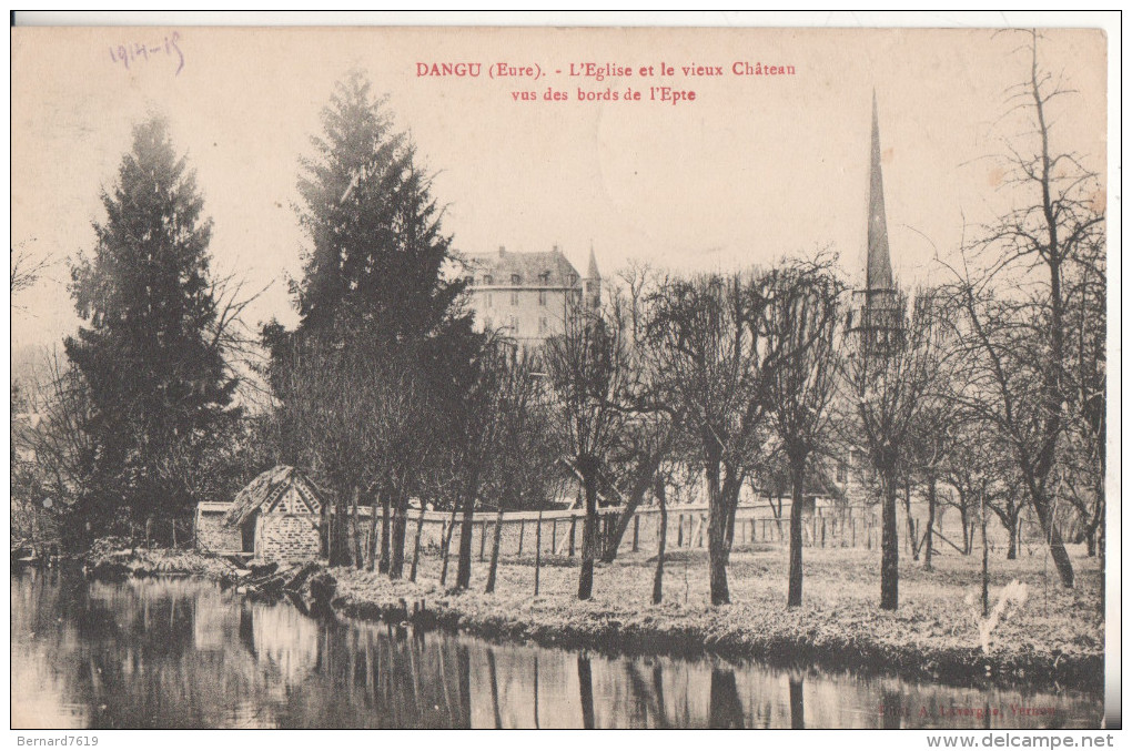 27  Dangu  L´eglise Et Le Vieux Chateau - Dangu