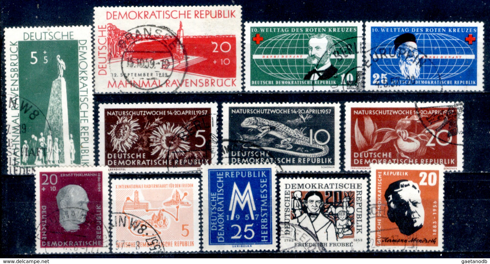 Germania-A00065 - 1957 - Valori Emessi Nell'anno (++/o) MNH/Obliterated - Privo Di Difetti Occulti. - Autres & Non Classés