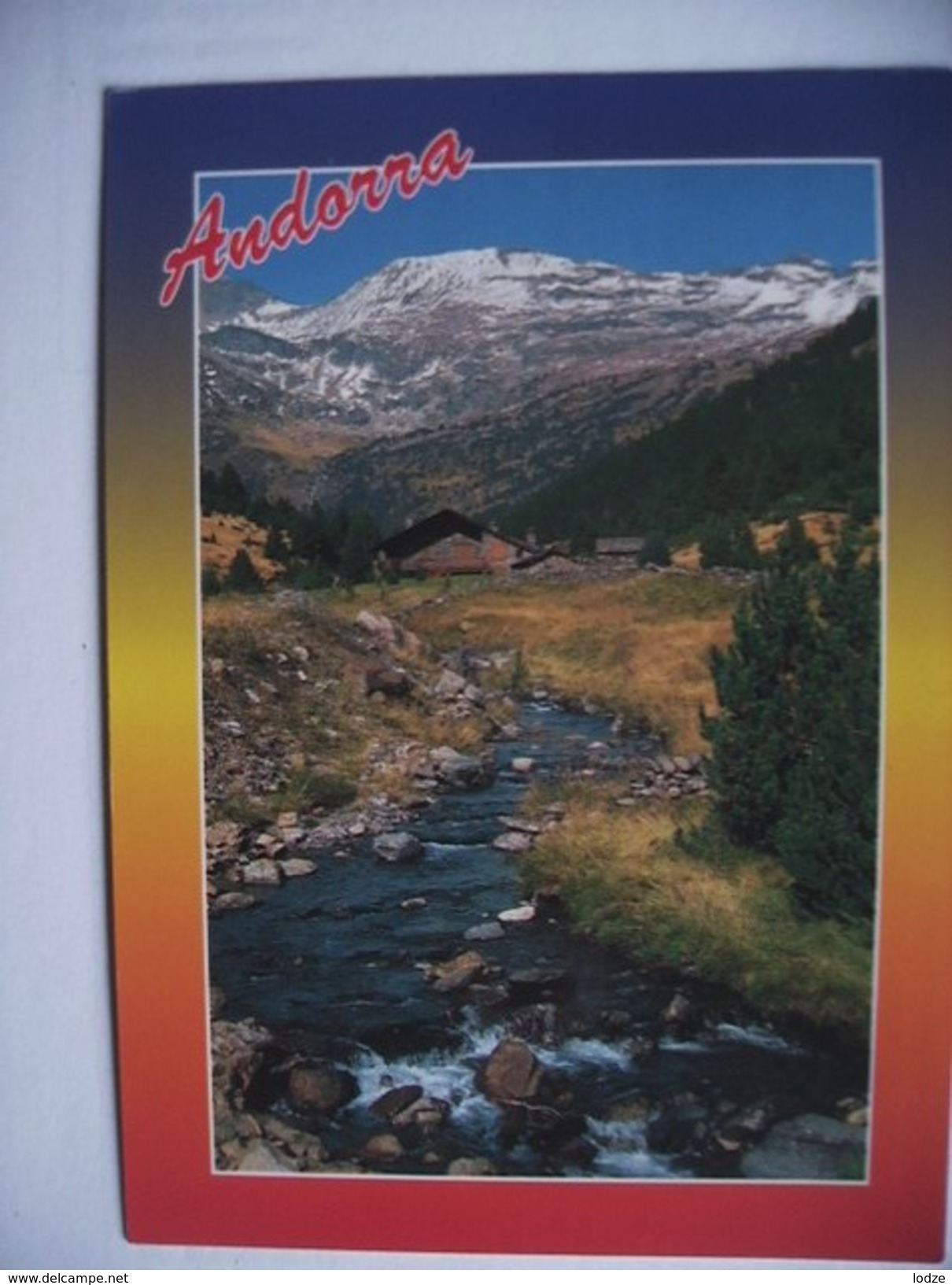 Andorra Nice Nature  ( With Andorra Stamp ) - Andorra