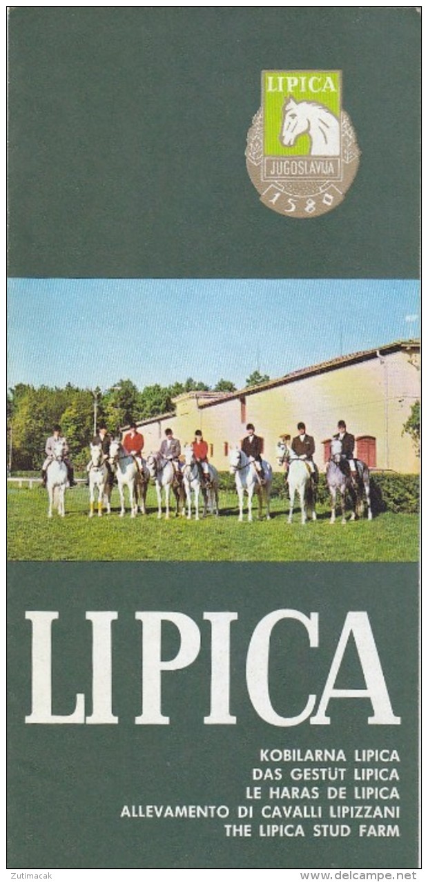 Slovenia Lipica Lipizzaner Horse Guide - Dépliants Touristiques