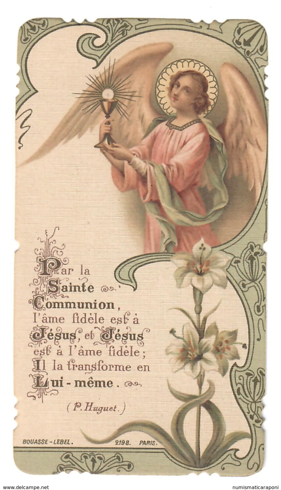 Santino.31 Paris 1908 Prima Comunione - Non Classificati