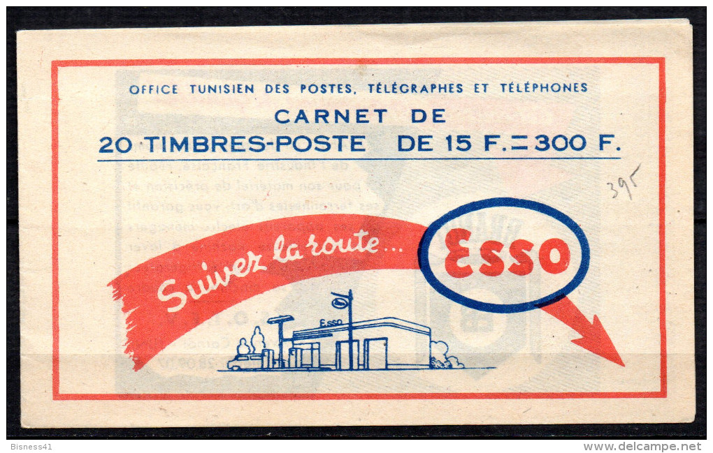 TGC/ Tunisie Carnet  N° C 395 Daté 31 05 55 Neuf  XX  MNH , Cote :  80,00 € , Album 12 - Andere & Zonder Classificatie