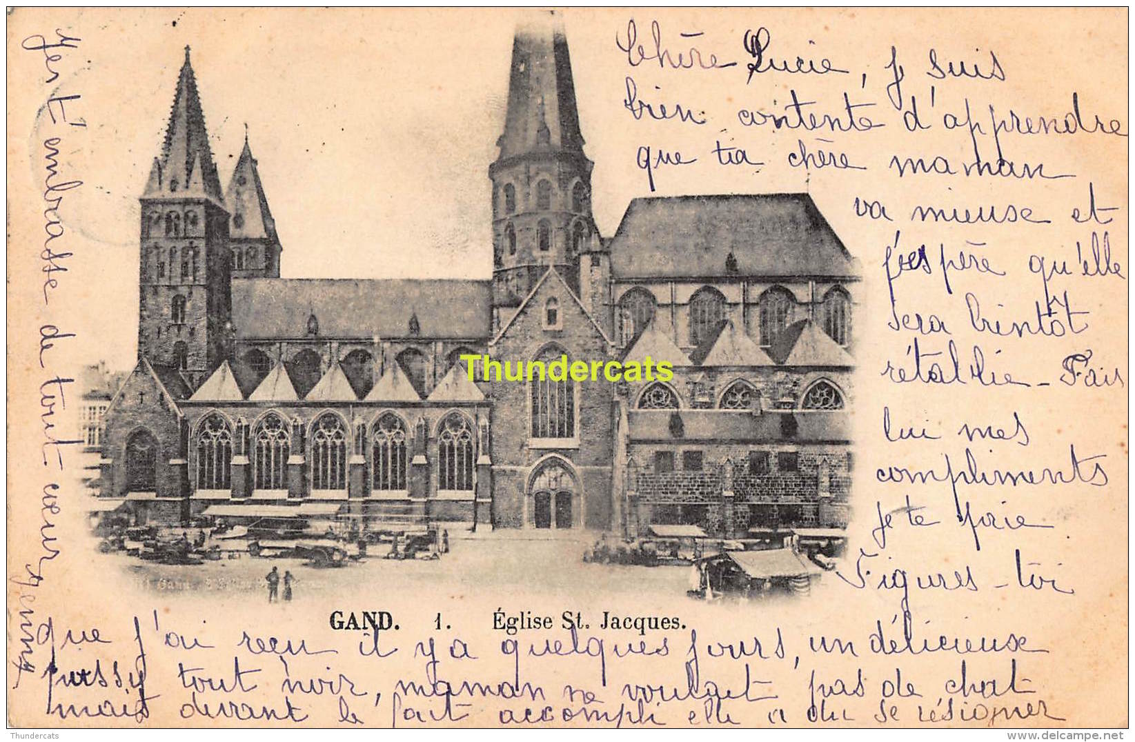 CPA  GENT GAND EGLISE ST JACQUES - Gent