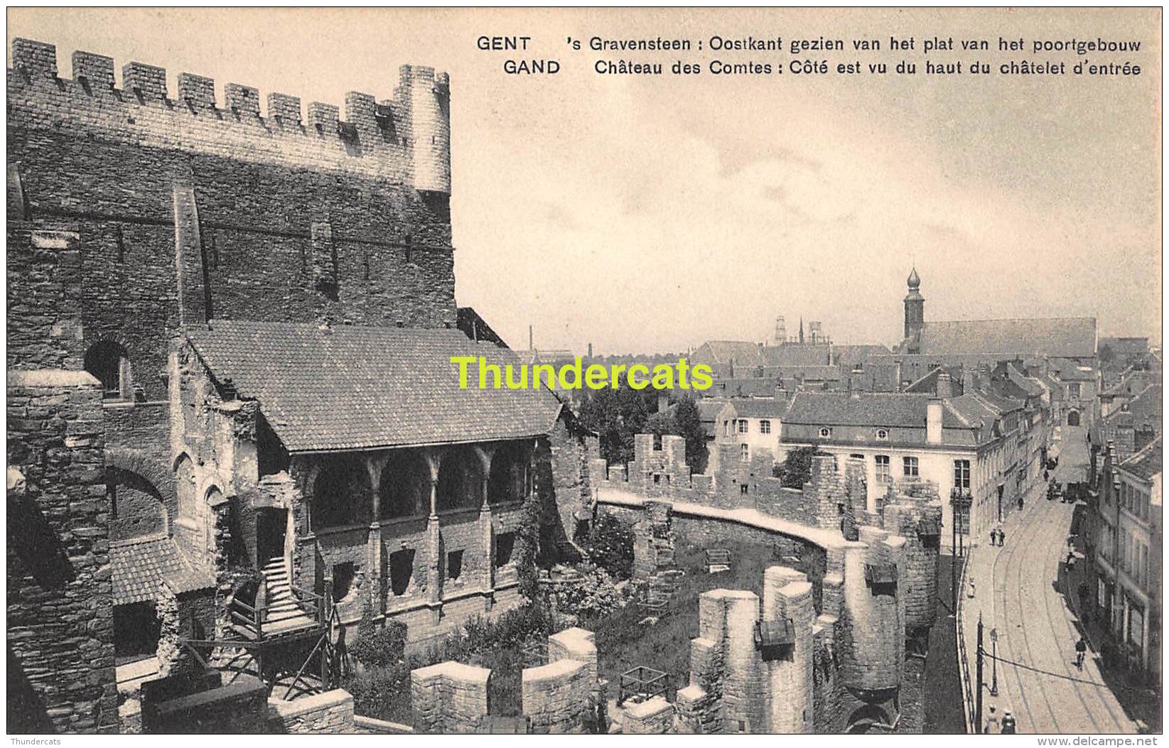 CPA  GENT GAND  'S GRAVENSTEEN OOSTKANT CHATEAU DES COMTES - Gent