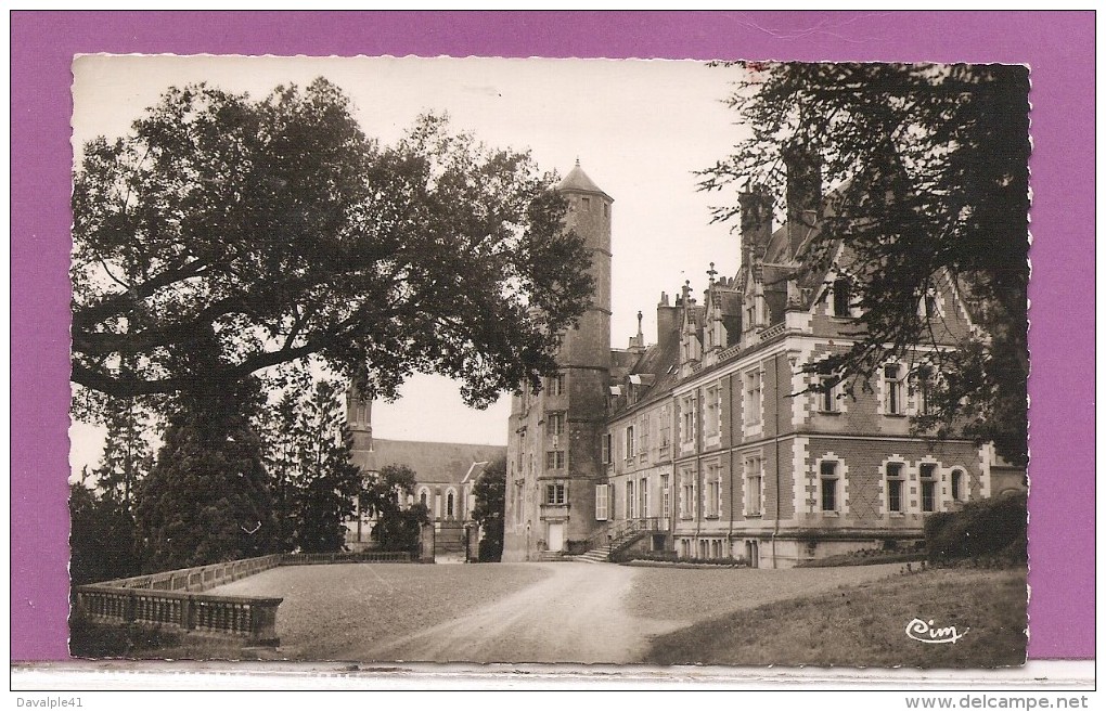 37 BEAUMONT LA RONCE     CHATEAU EGLISE ECRITE   TRES BON ETAT  2 SCANS - Beaumont-la-Ronce