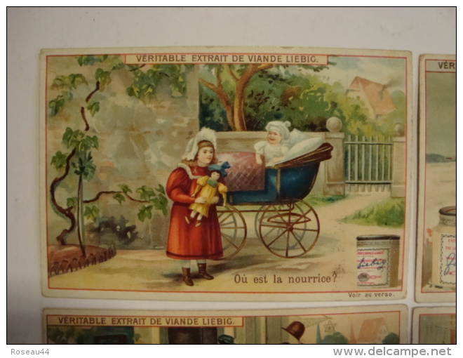 Liebig - PUZZLES (Où Est Caché...) - Série S.559 -1898 - Série De 6 Chromos En TBE - Ed. Belge - (lot 186-2) - Liebig