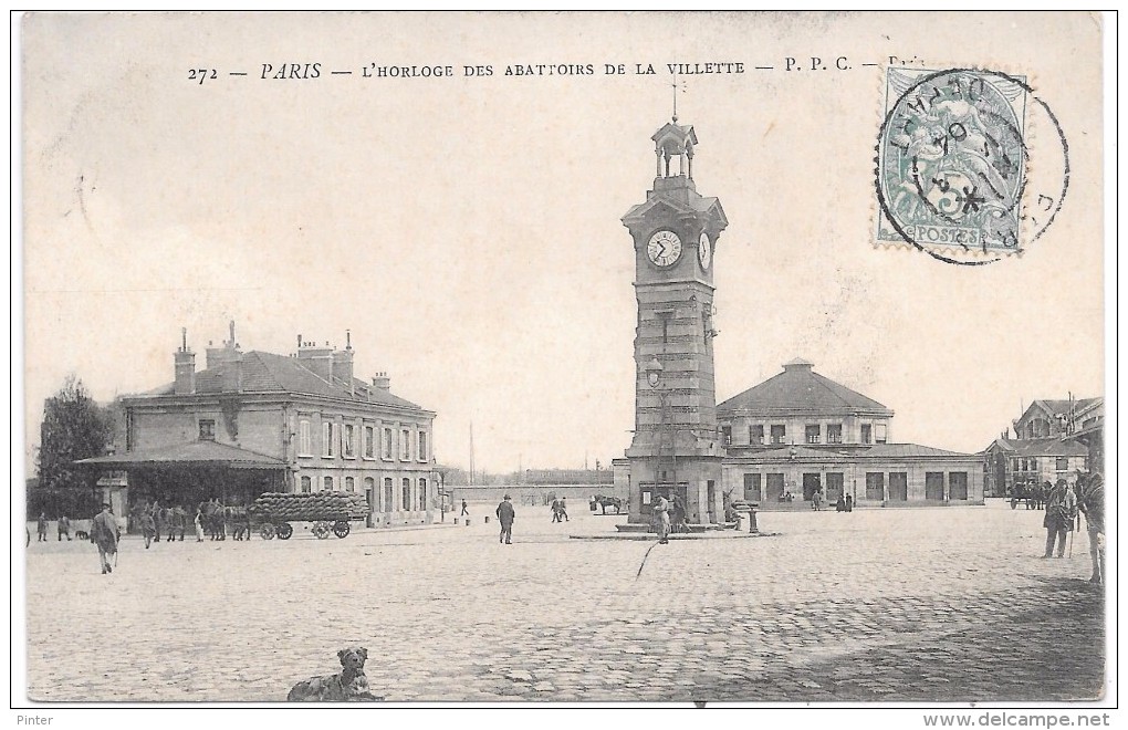 PARIS - L'Horloge Des Abattoirs De La Villette - Arrondissement: 19