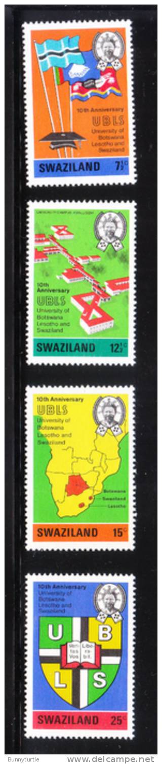 Swaziland 1974 University Botswana Lesotho Flag Map Shield MNH - Swaziland (1968-...)