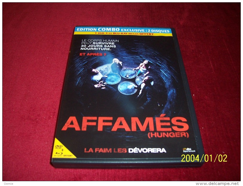 AFFAMES °° 2 DISQUES DVD + BLU RAY - Horreur