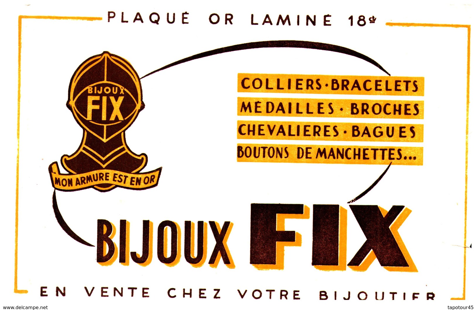 Bj B F/Buvard  Bijoutier Fix   (N= 1) - B