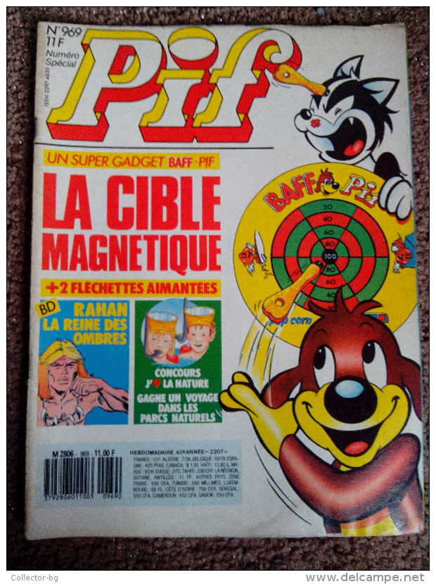 RRR VINTAGE COLLECTABLE COMICS FRANCE PIF N*969 1987 11F JOURNAL SPECIAL EDITION Burago Ferrari Car - Pif - Autres