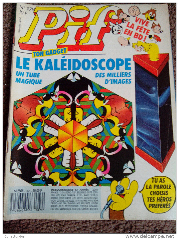 RRR VINTAGE COLLECTABLE COMICS FRANCE PIF N*979 1987 10F JOURNAL  EDITION - Pif - Autres