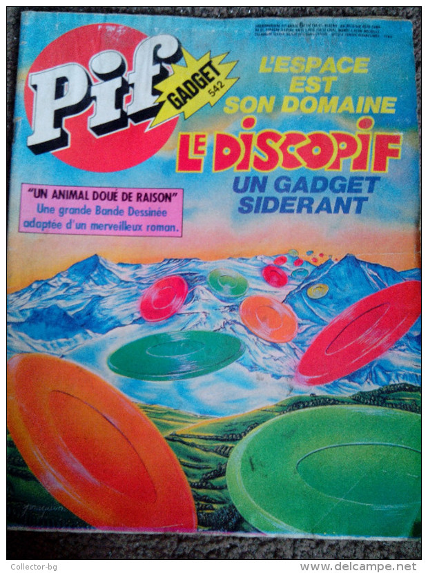 RRR VINTAGE COLLECTABLE COMICS FRANCE PIF N*542 EARLY GADGET  EDITION - Pif - Autres