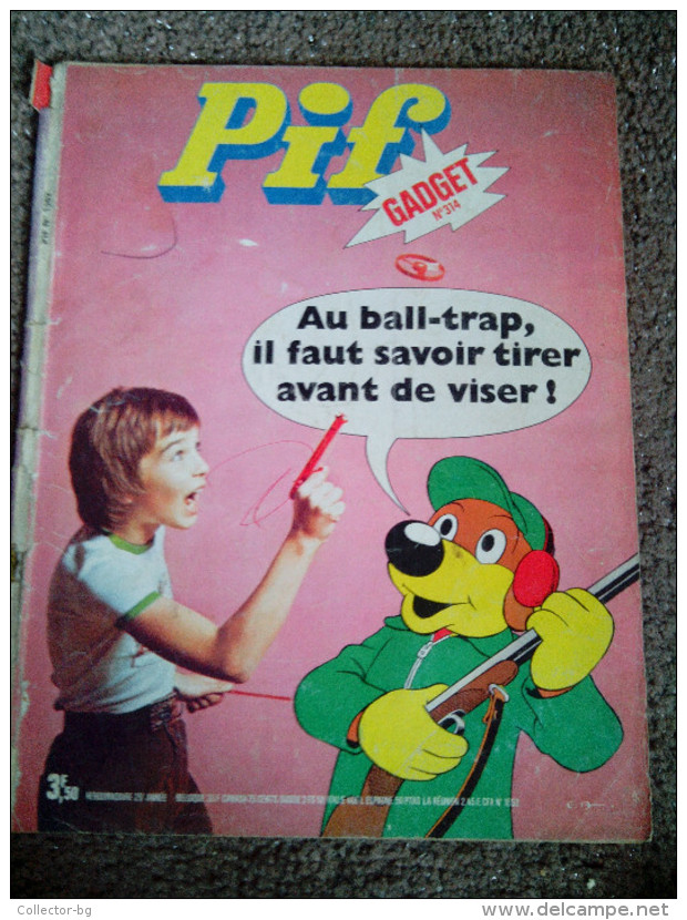 RRR VINTAGE COLLECTABLE COMICS FRANCE PIF N*314 EARLY GADGET  EDITION - Pif - Autres