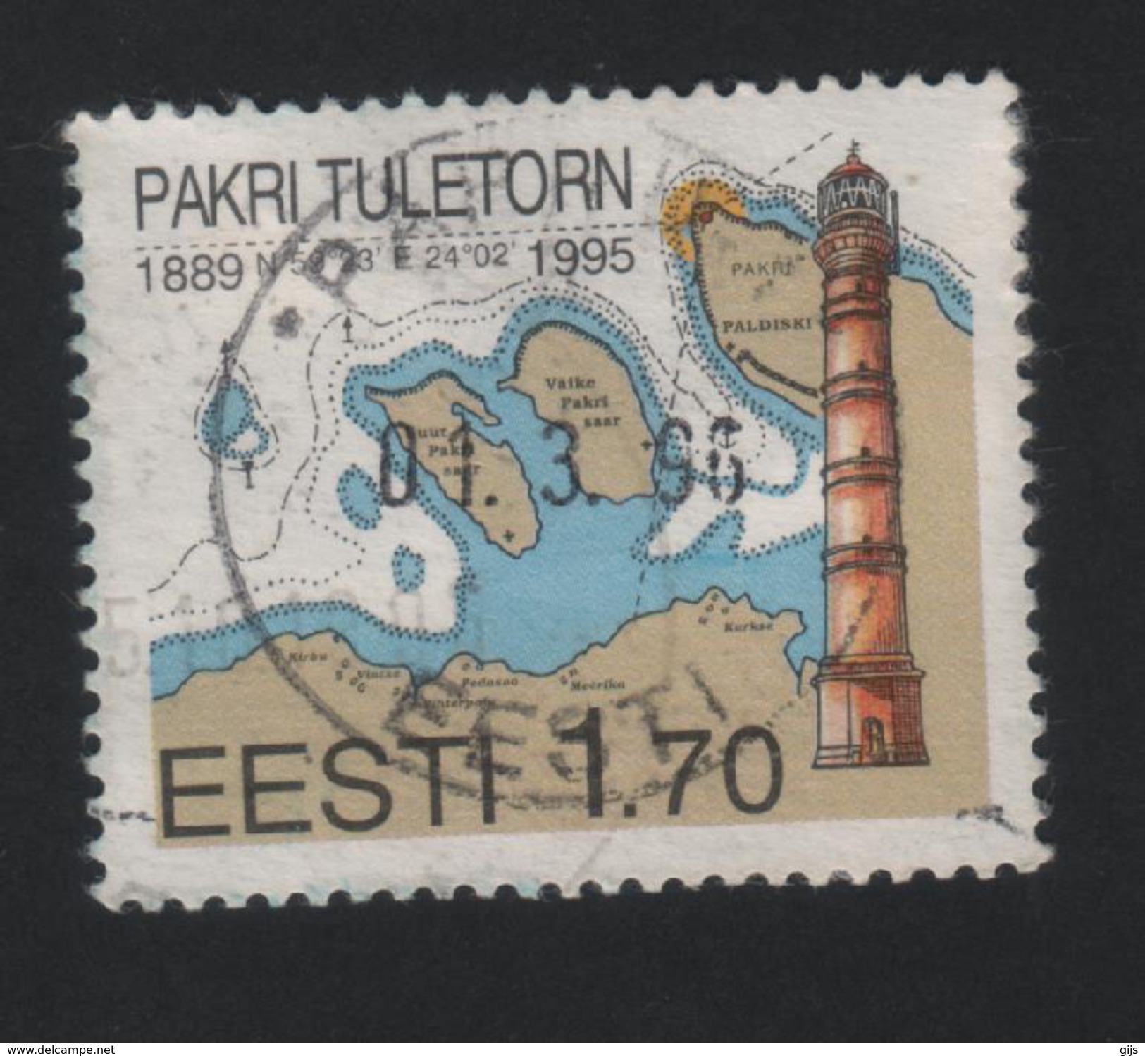 ESTLAND 2-527 MICHEL 256 VUURTOREN - Estonia