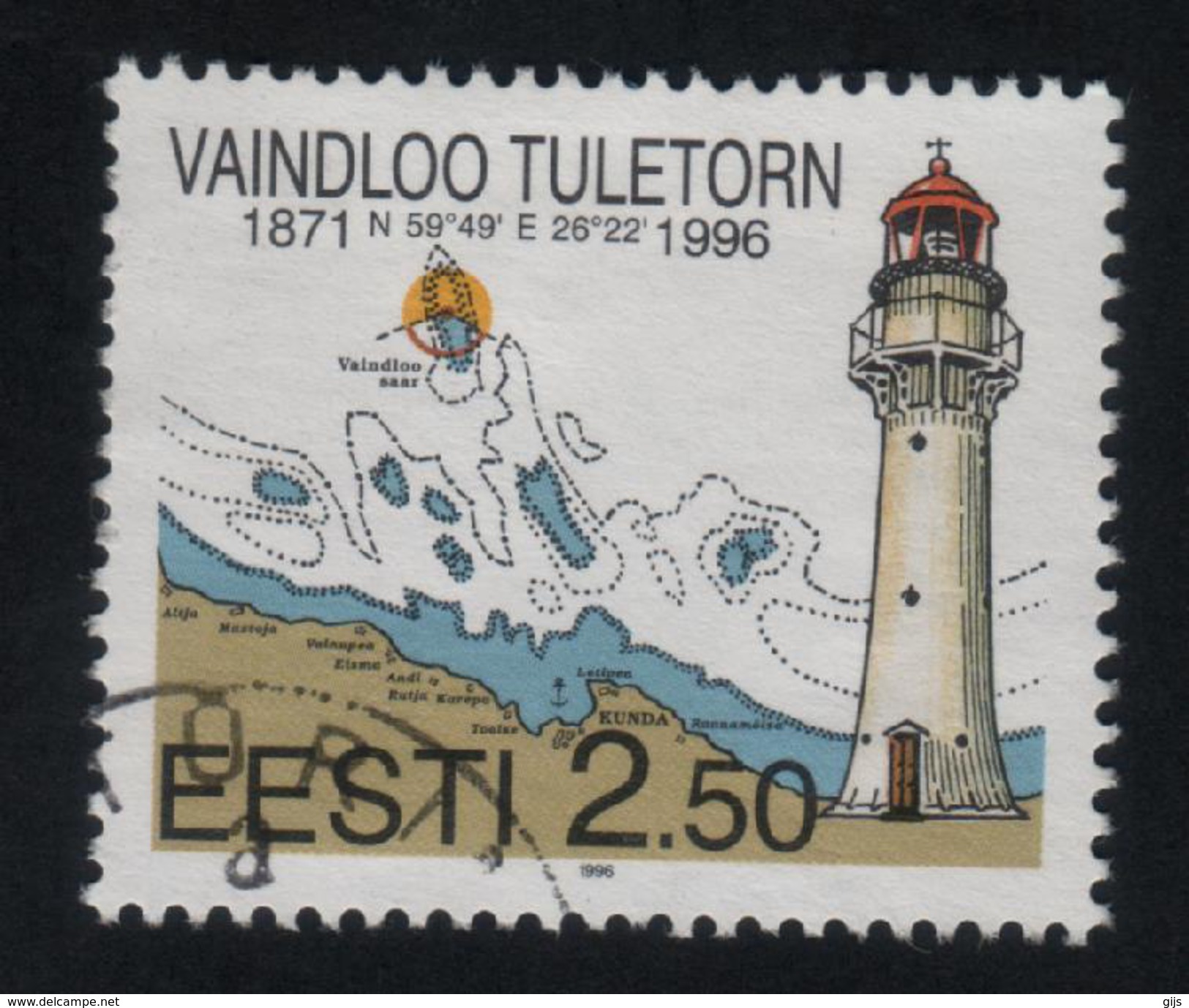 ESTLAND 2-535 MICHEL 283 VUURTOREN - Estonia