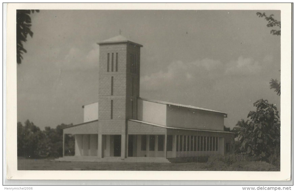 Afrique - Togo - église " St Leon 9 " A Koloware  Bénie Par L´éveque Bakpessi  Cachet Au Dos Autographe - Altri & Non Classificati