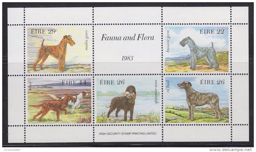 Ireland 1983 Fauna & Flora / Dogs M/s ** Mnh (32463) - Blocchi & Foglietti