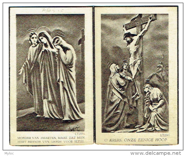 Doodsprentje/Image Pieuse Mortuaire. Edouard De Leeuw/Coppens. Aalst 1881/1948. - Images Religieuses