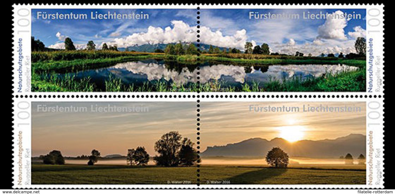 Liechtenstein - Postfris / MNH - Complete Set Natuurparken 2016 NEW!! - Ungebraucht