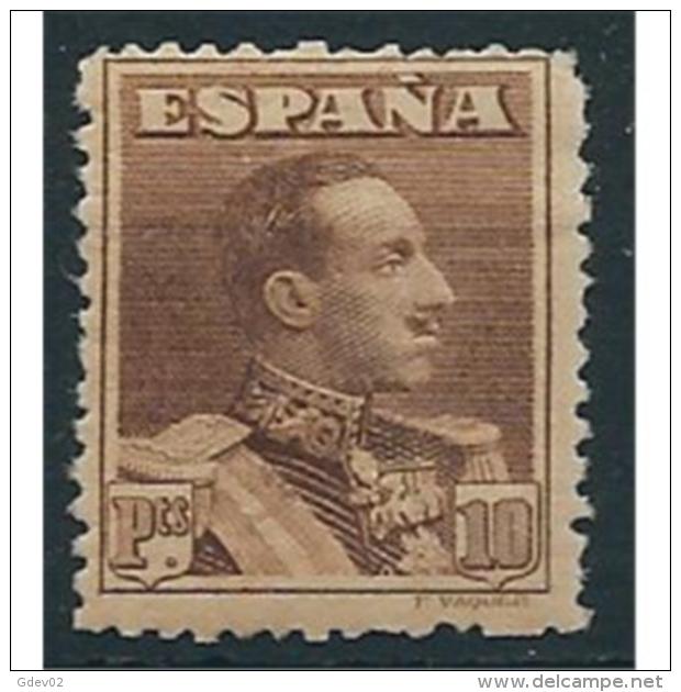 ES323STV-LFT***323STPOT.España.Spain. Espagne.REY ALFONSO Xlll.VAQUER .1922/30.(Ed 323**)  Sin  Charnela - Otros & Sin Clasificación