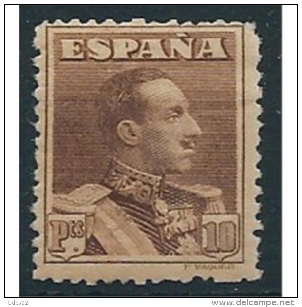 ES323TV-LFT***323STCO.España.Spain. Espagne.REY ALFONSO Xlll.VAQUER .1922/30.(Ed 323**)  Sin  Charnela - Otros & Sin Clasificación