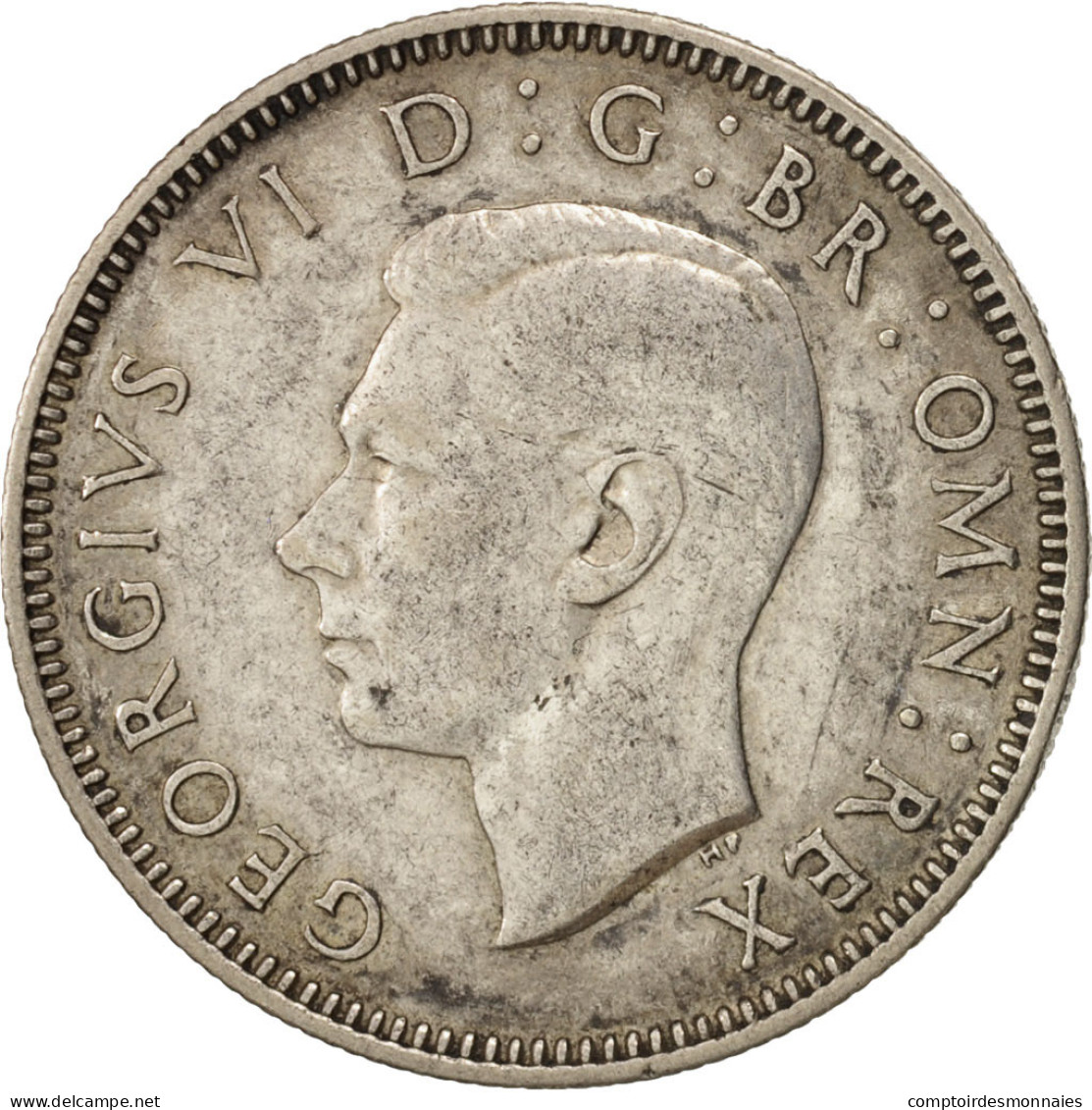 Monnaie, Grande-Bretagne, George VI, Shilling, 1939, TTB, Argent, KM:854 - I. 1 Shilling